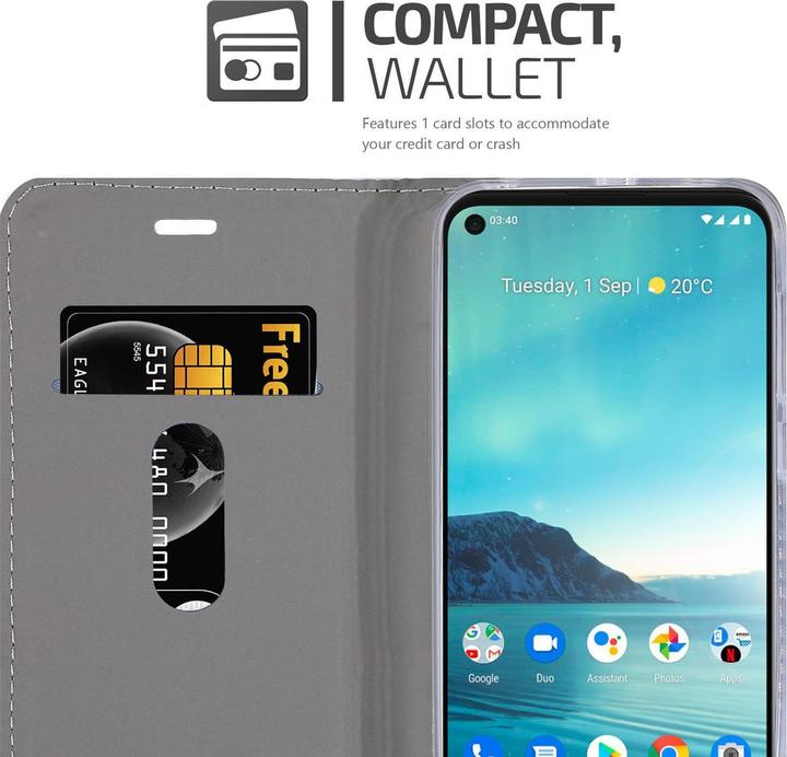 Produktbild Cadorabo Book Jeans Optik Cover (Nokia 5.3)