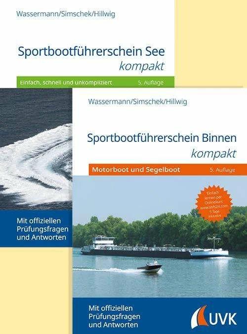 Produktbild Sportbootführerscheine Binnen und See (Deutsch, Daniel Hillwig, Matthias Wassermann, Roman Simschek, 2024)