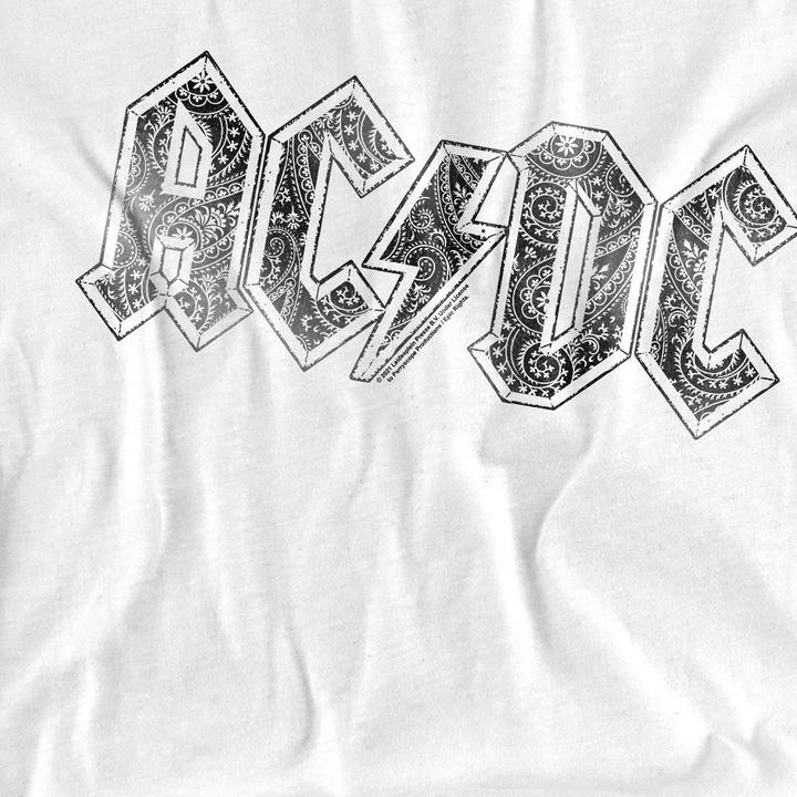 Actual product image AC/DC Mens Paisley Logo T-Shirt (XXL)