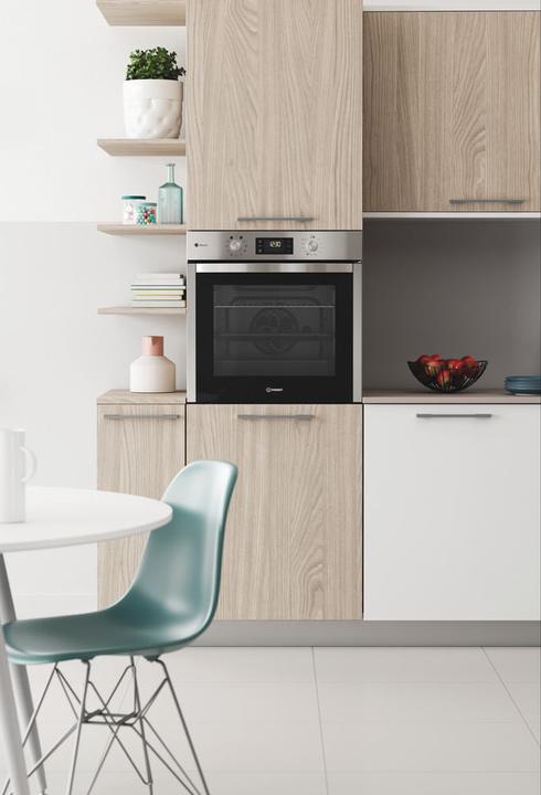 Actual product image Indesit IFWS 5844 JH IX 71 L A+ Stainless steel