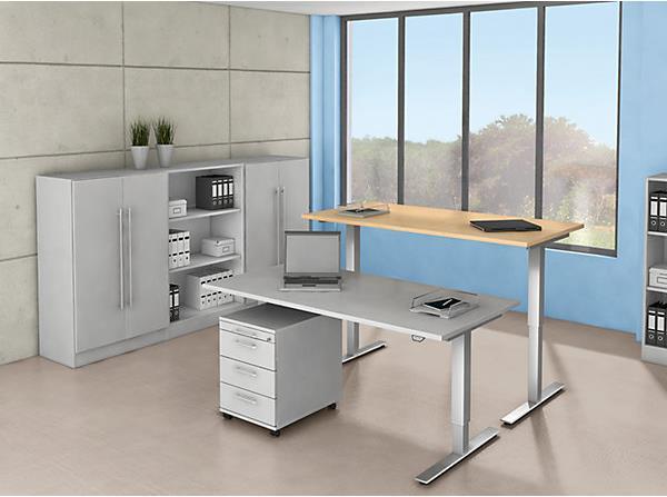 Produktbild kaiserkraft UPLINER - Schreibtisch, elektrisch höhenverstellbar (1600 x 800 x 720 mm)