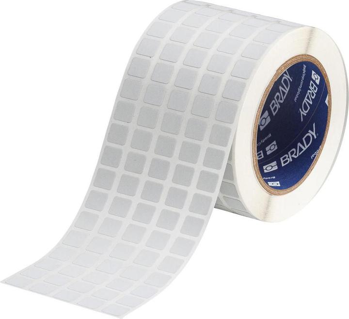 Produktbild Brady THT-12-428-10, metallisierter Polyester, 12.70 x 11.10 mm, permanent, 5-bahnig (10000 E.)