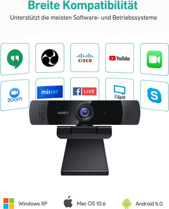 Actual product image Aukey PC-LM1E (2 Mpx)