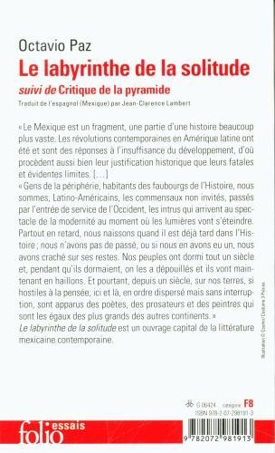Produktbild Le labyrinthe de la solitude. Suivi de Critique de la pyramide (Französisch, Paz Octavio, 2022)