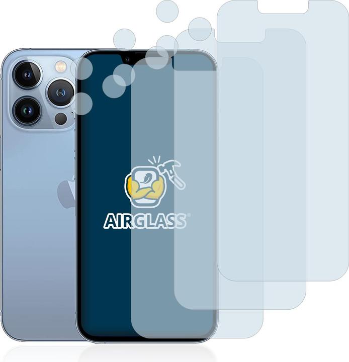 Produktbild BROTECT AirGlass Panzerglasfolie (3 Stück, Apple iPhone 13 Pro)
