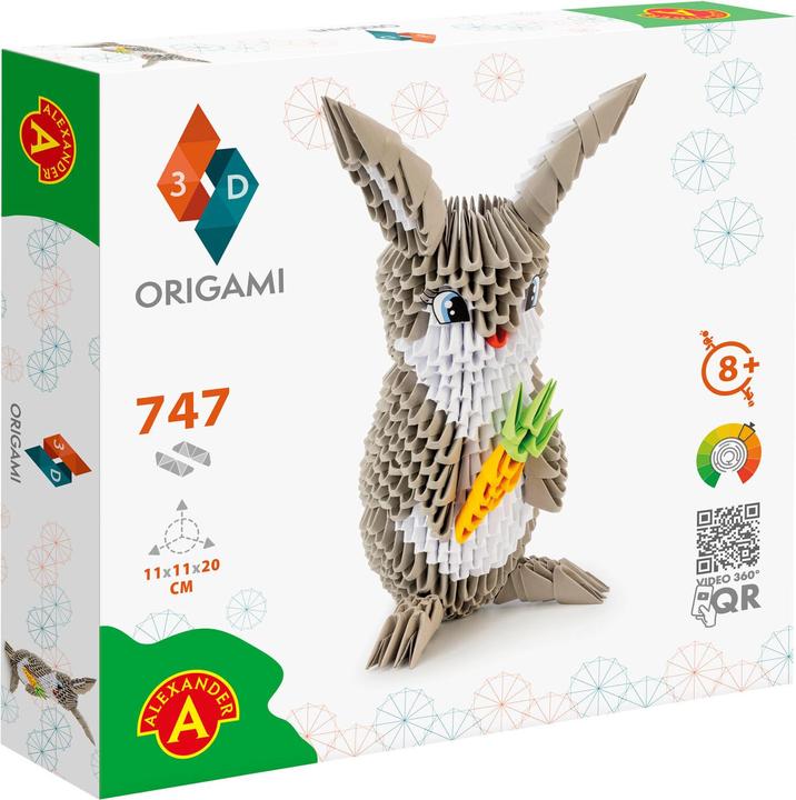 Image du produit Selecta Spielzeug ORIGAMI 3D - Lapin, 747pcs. (747 pièces)