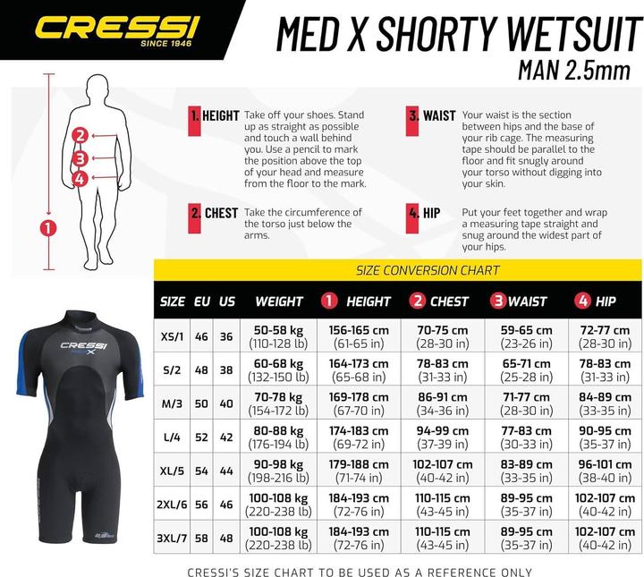 Image du produit Cressi Med X (2,5 mm, L)