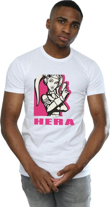 Actual product image Star Wars Mens Rebels Hera T-Shirt (S)