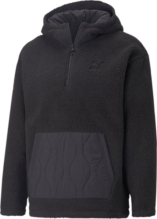 Actual product image Puma Classics Sherpa Fabric Mix FZ Hoodie (L)