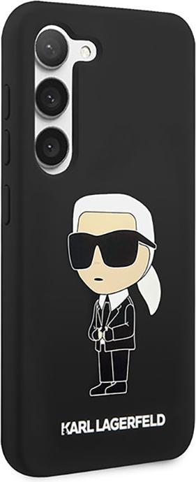 Actual product image Karl Lagerfeld Galaxy S23 hardcase Silicone Ikonik S911 (Samsung Galaxy S23)