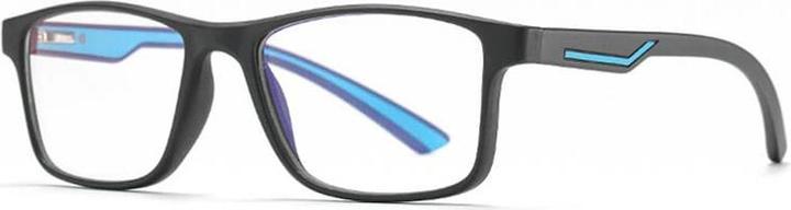 Immagine prodotto Techsuit - Anti-Blue Light Glasses Reflex TR90 (F2388) - Rectangular - Sand Black / Blue