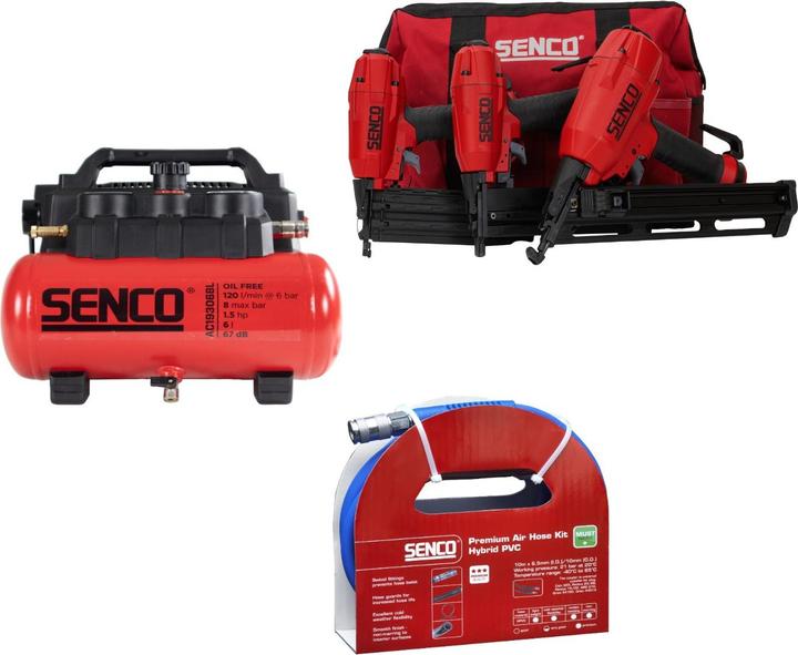 Immagine prodotto Senco AC19306BL-EU. COMPRESSORE D'ARIA 230V 6L (8 bar, 6 l)