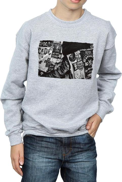 Actual product image AC/DC Boys Badges And Posters Collection Sweatshirt (152, 158)