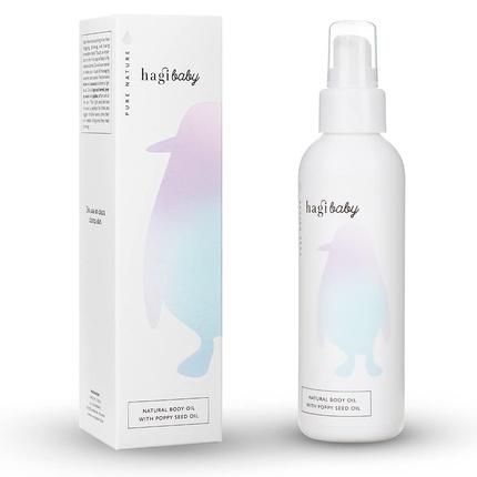 Produktbild Hagi Baby Natural Body Oil mit Jojobaöl und Mohnöl, Olivenöl, Kokosnussöl 150ml