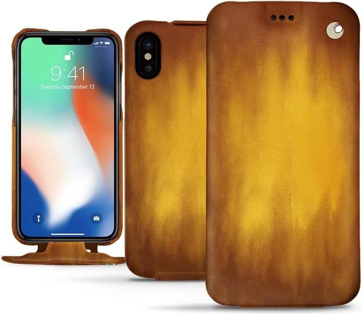 Noreve Lederschutzhülle vertikal (Apple iPhone XS Max)