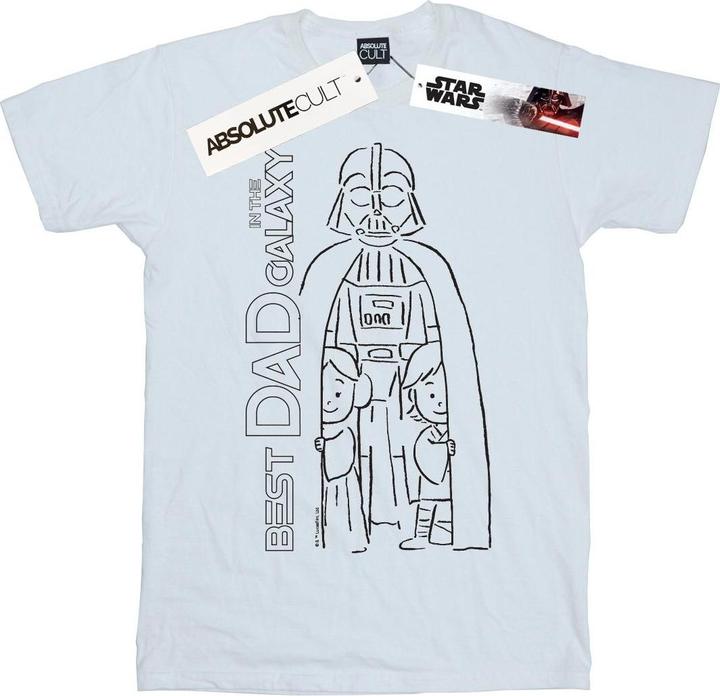 Immagine prodotto Star Wars Best Dad In The Galaxy Maglietta Uomo (L)