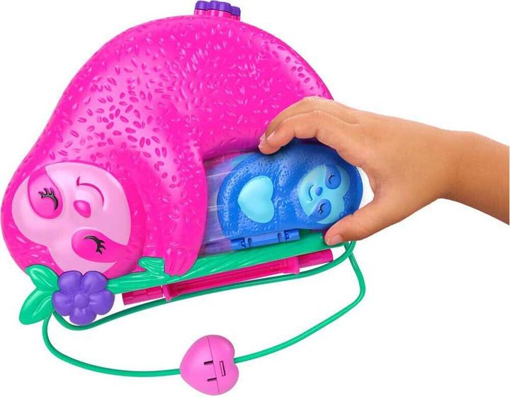 Productafbeelding Polly Pocket Luiaard Familie 2-in-1 Compact Tasje