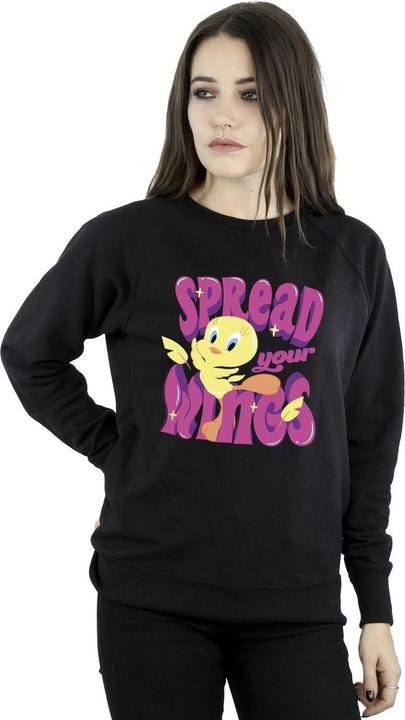 Actual product image Looney Tunes Womens/Ladies Tweeday Spread Your Wings Sweatshirt (L)