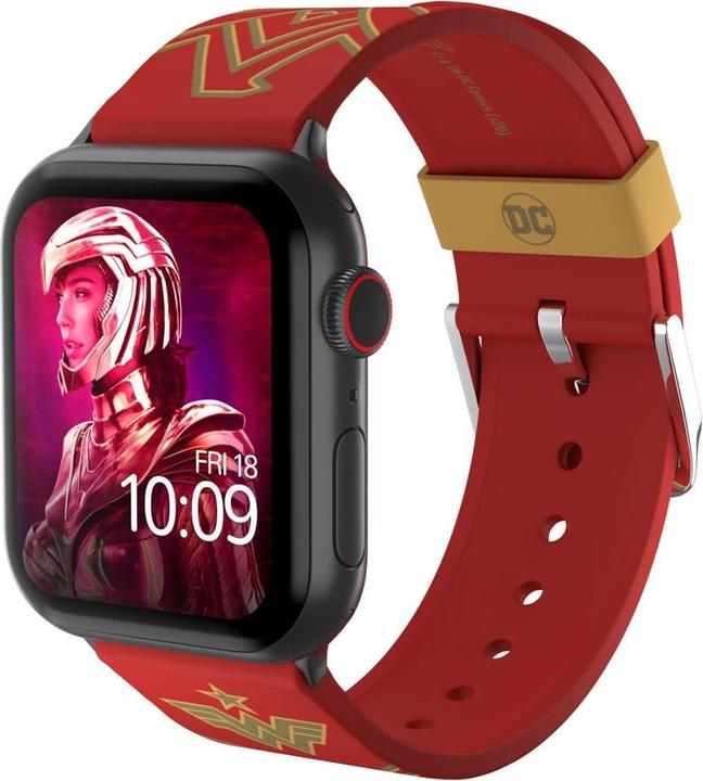 Actual product image Moby Fox DC Comics Smartwatch-Wristband Wonder Woman 1984: Crimson Armor (Silicone, Apple Watch, Android)