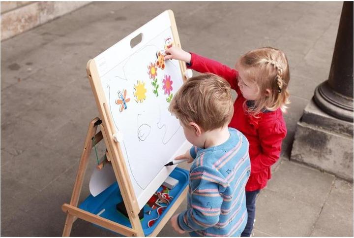 Produktbild Scratch Standtafel & Whiteboard mit Papierrolle