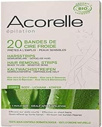 Actual product image Acorelle Cold wax strips body (20 x)