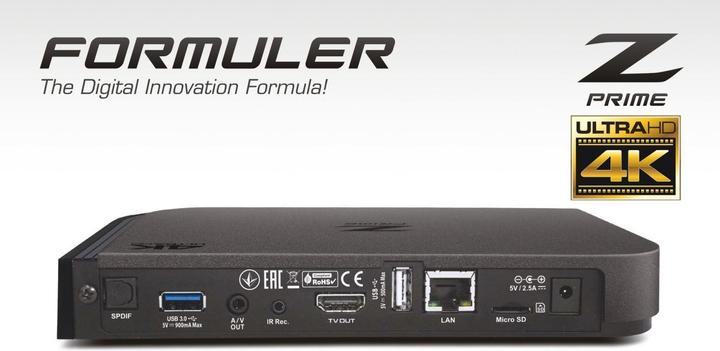 Actual product image Formuler Z Prime (8 GB, IPTV (ready))