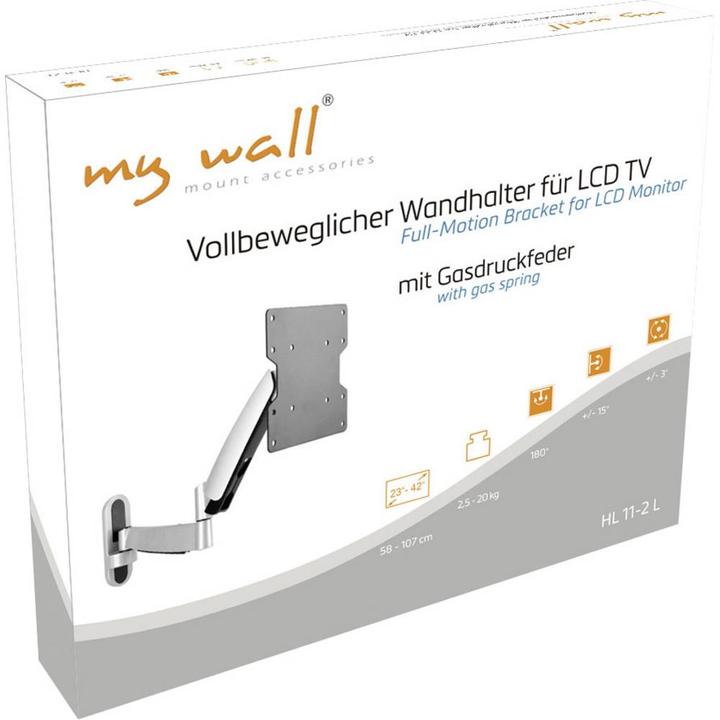 Immagine prodotto myWall HL 11-2 supporto da parete per TV full-motion per schermo (Muro, 42.01")