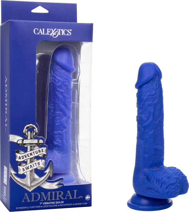 Productafbeelding Admiral Zeeman Realistische Dildo Vibrator Blauw
