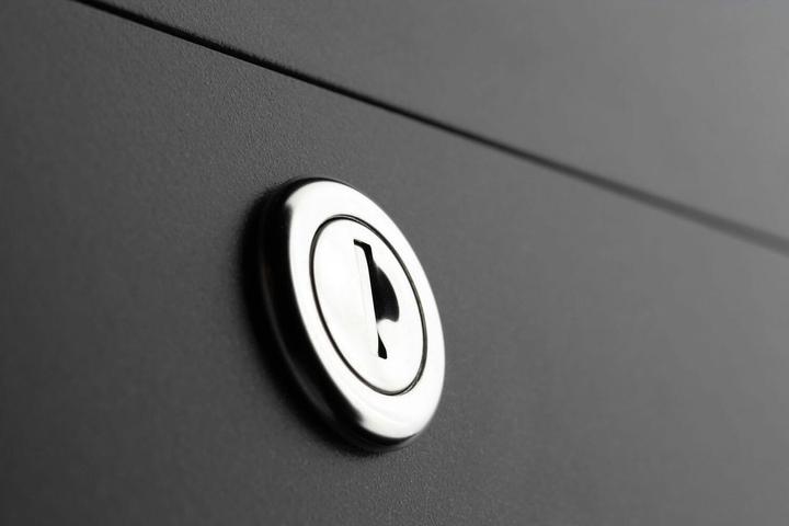 Image du produit CMD Boîte aux lettres ronde avec fenêtre anthracite