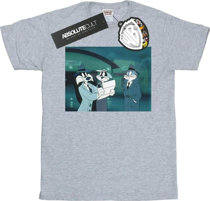 Immagine prodotto Looney Tunes Bugs Bunny Sylvester Letter Maglietta Uomo (XL)