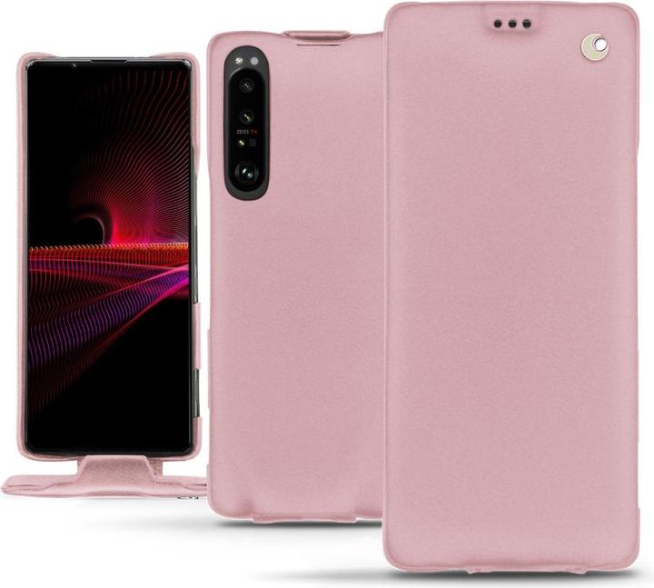Productafbeelding Noreve Lederen omslag verticaal (Sony Xperia 1 III)
