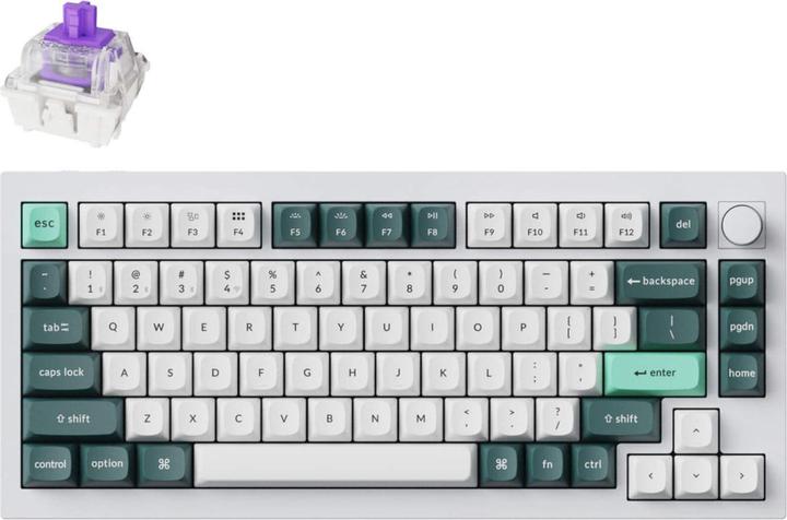 Image du produit Keychron Q1 HE (commutateur magnétique) (US, Sans fil, Filaire)