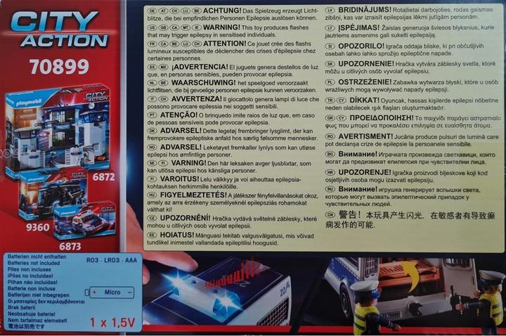 Produktbild Playmobil Polizeiauto mit Licht und Sound (70899, Playmobil City Action)