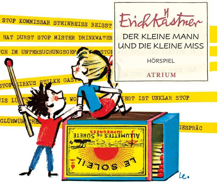 Produktbild Der kleine Mann und die kleine Miss (Erich Kästner, Peter Thomas, Horst Lemke, Petra Schmidt-Decker, Lutz Mackensy, Martin Held, Günter König, Sigmund Cohen, Friedrich Schütter, Deutsch)