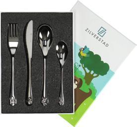 Actual product image Zilverstad Children's cutlery pets 4 pcs.