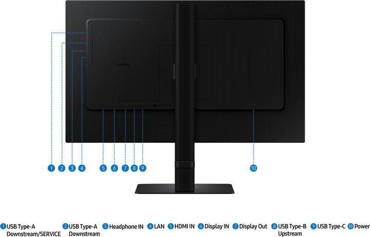 Actual product image Samsung ViewFinity S6 - S60UD (2560 x 1440 pixels, 24")