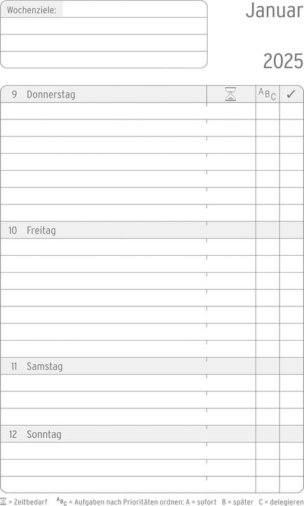 Immagine prodotto Chronoplan Calendario dei libri (A6, Tedesco)