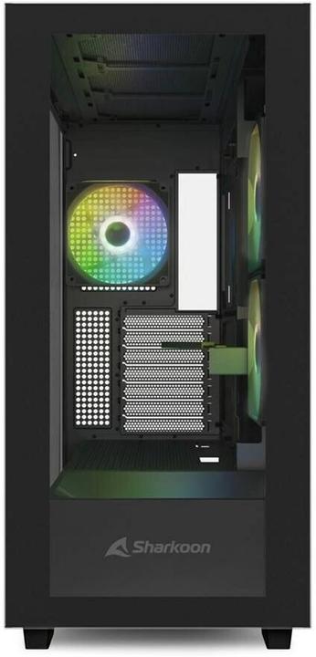 Actual product image Sharkoon Rebel C60 RGB ATX Black (ATX, mATX, Mini-ITX)