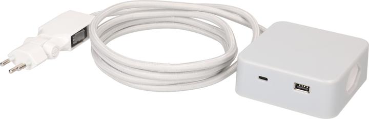 Image du produit Max Hauri Cube (3 x, Type 13, USB-A, USB-C, 2 m)