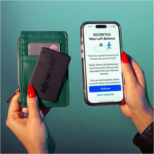 Produktbild Boompods Boomcard schwarz