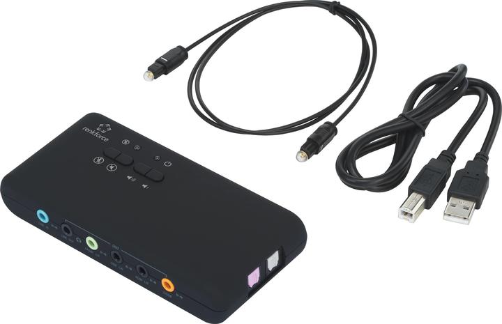 Produktbild Renkforce Externe USB 7.1 Kanal Soundkarte USB (USB)