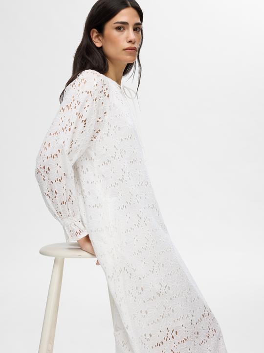 Image du produit Selected Femme Broderie Anglaise Robe midi (38)