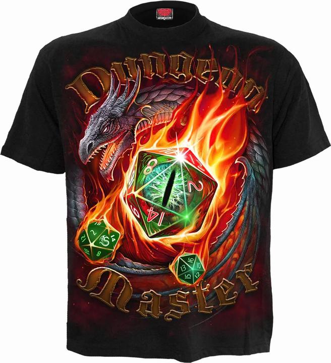Actual product image Spiral Unisex Adult Dungeon Master T-Shirt (XL)