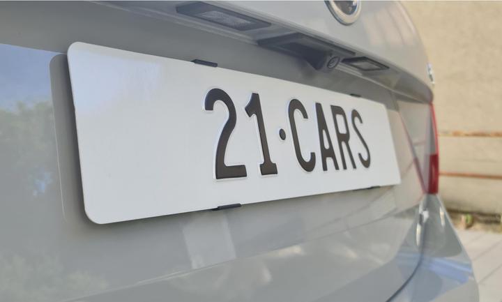 Actual product image 21cars Click licence plate holder long format (Front + rear, Long format)