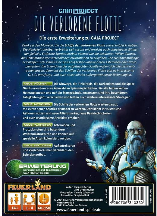 Produktbild Feuerland FEU31033 - Gaia Project: Die verlorene Flotte (DE) (Deutsch)