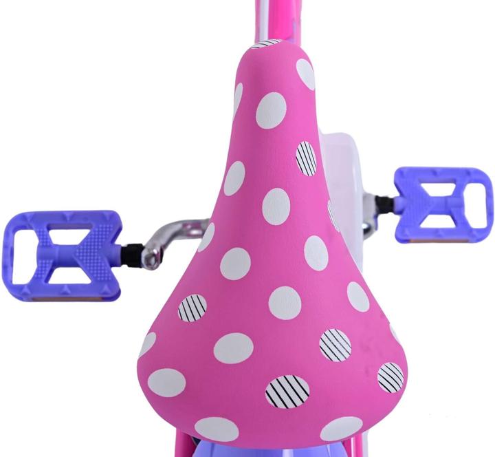 Immagine prodotto Disney Bicicletta per bambini Minnie da 16 pollici rosa - sicurezza, comfort e divertimento tutto in uno! (16")
