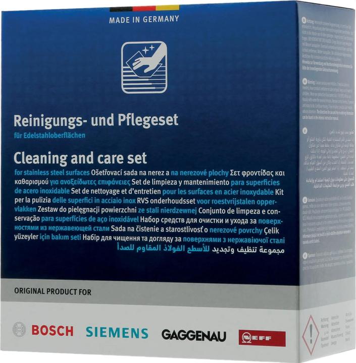 Image du produit Siemens Set de soins pour les surfaces en acier inoxydable