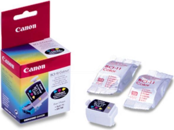 Inkadoo Canon 0958A002BCI-11C ink cartridge color 18ml color Canon BJC 50 55 (Color)