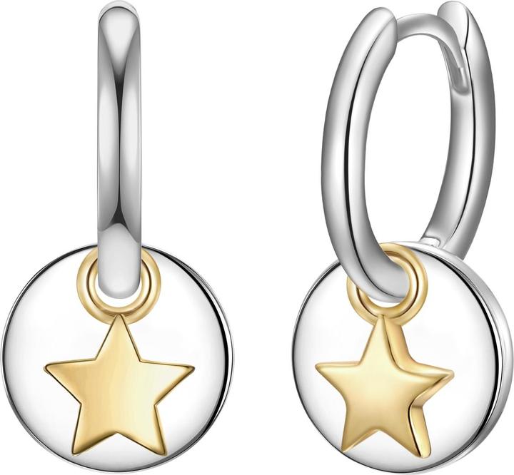 Image du produit Glanzstücke München Femme Cercle/Etoile Argent Sterling Argent/Jaune Or - 31568 (Argent Sterling)