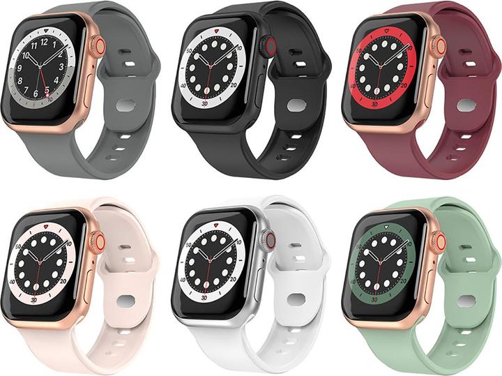 Immagine prodotto EKO 6 braccialetti per Apple Watch 42/44/45/49 mm (Fluoroelastomero)